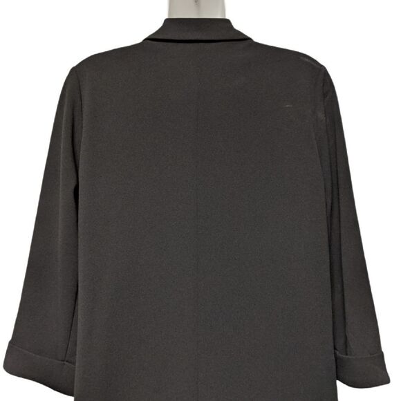 NWT CHOCOLATE USA Black Long Cuffed Blazer M - Picture 8 of 10